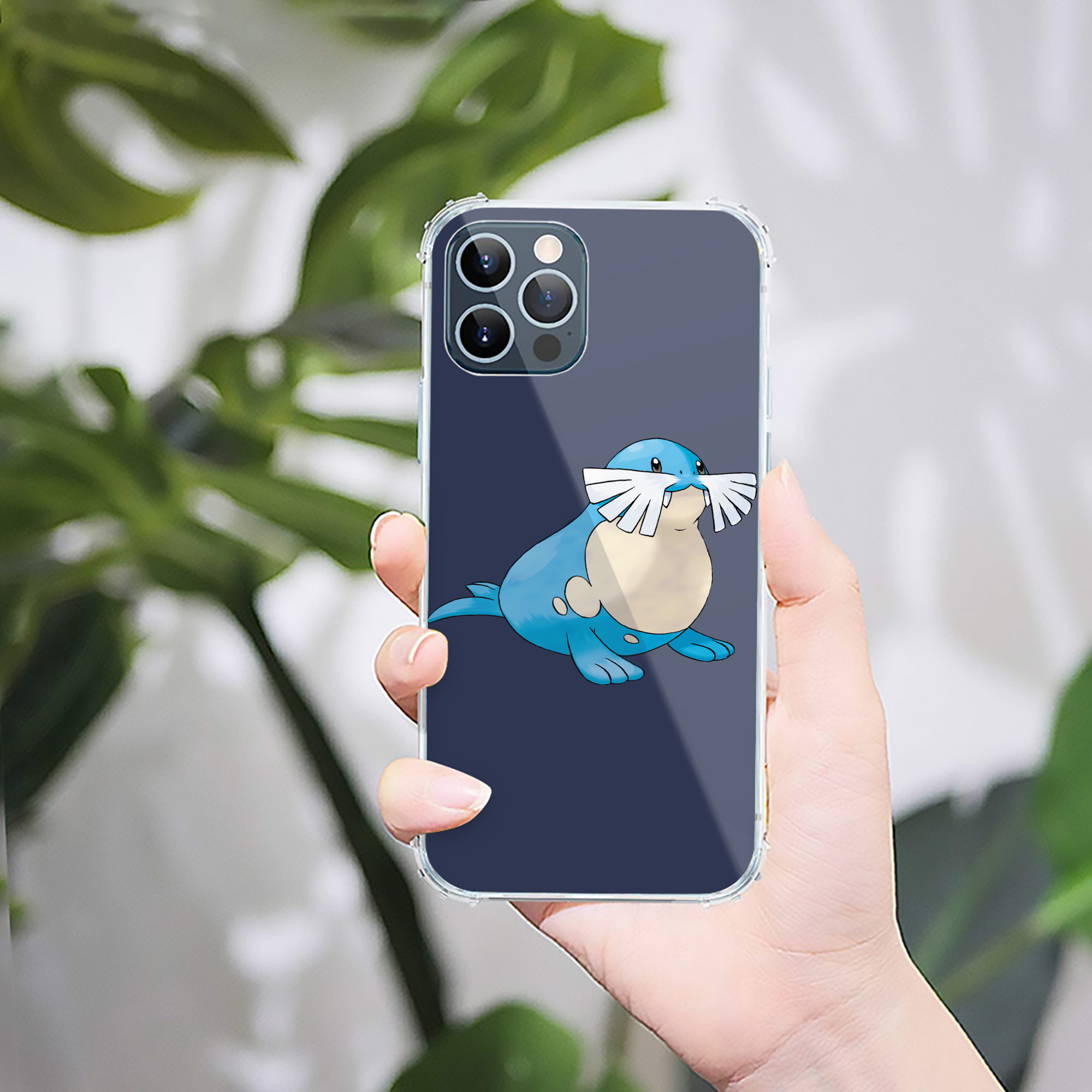 （画像用） ポケットモンスター Pokémon 【iPhone 12シリーズ対応】透明スマホケース（クリアソフトケース）